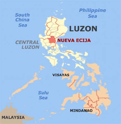 nueva ecija in philippine map|MICHELIN Nueva Ecija map .